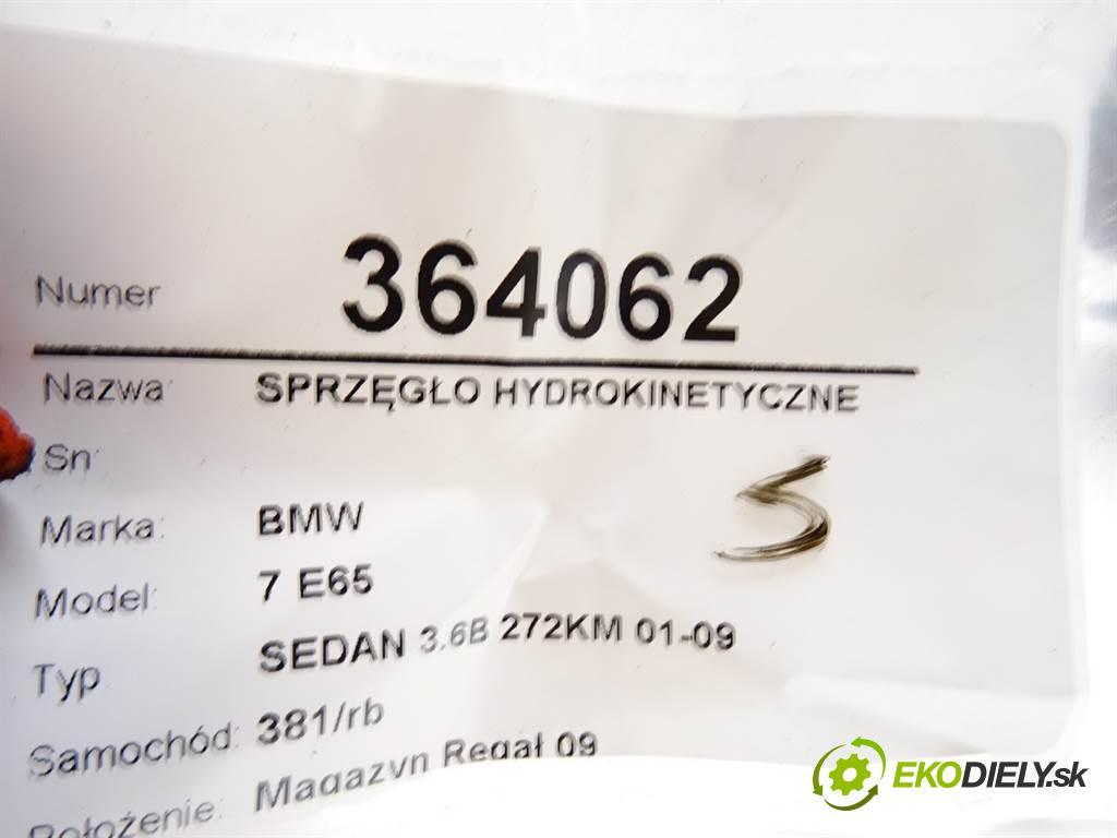 BMW 7 E65  2002 200 kW SEDAN 3.6B 272KM 01-09 3600 Spojková sada (bez ložiska) konvertor  (Ostatné)