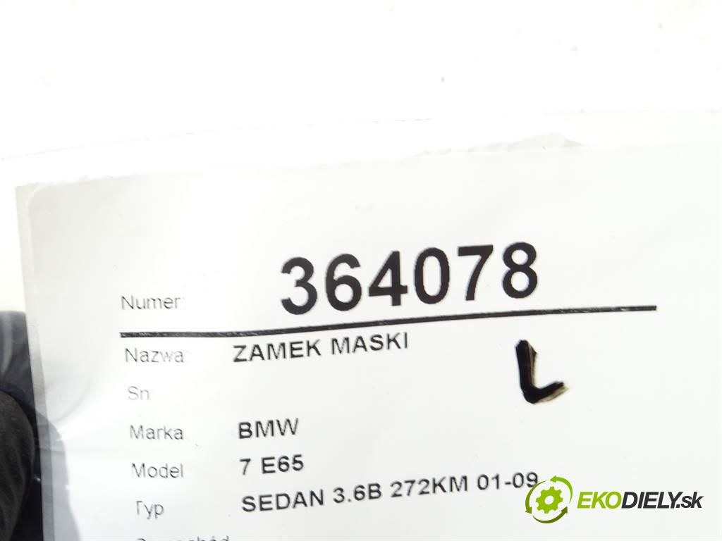BMW 7 E65    SEDAN 3.6B 272KM 01-09  zámok kapoty 8240599