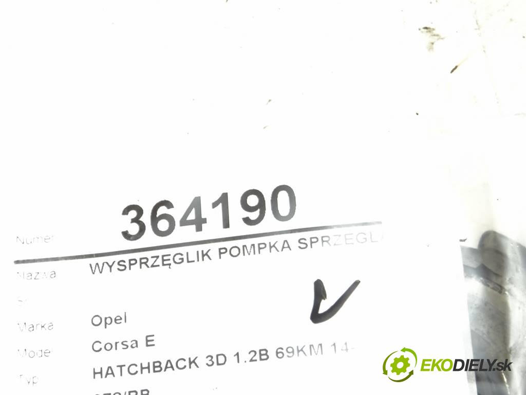 Opel Corsa E  2015 51 kW HATCHBACK 3D 1.2B 69KM 14- 1200 Spojkový valec pumpa spojky  (Valce a ložiská)