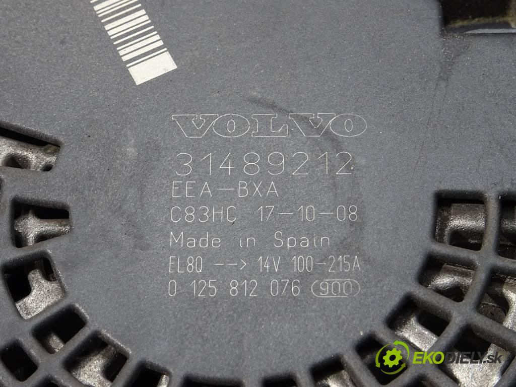 Volvo V40 II  2018 90 kW LIFTBACK 5D 2.0B T2 122KM 12-19 2000 Alternátor 31489212 (Alternátory)