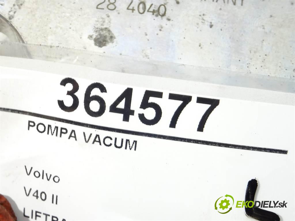 Volvo V40 II    LIFTBACK 5D 2.0B T2 122KM 12-19  pumpa vakuová 31480558