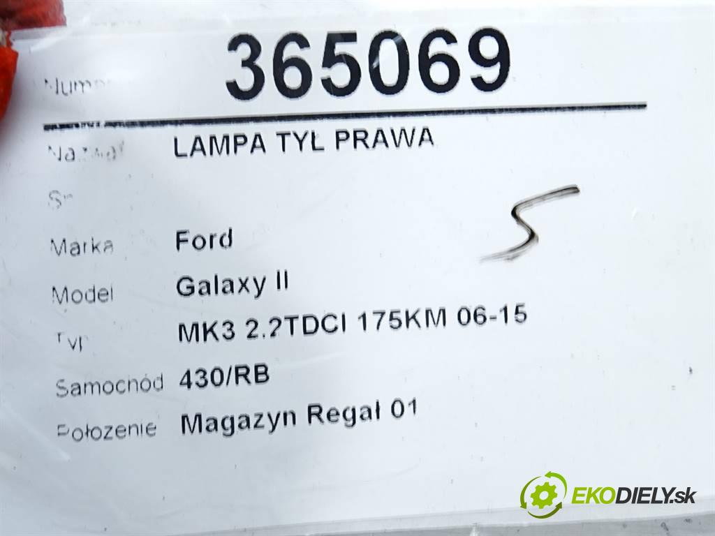 Ford Galaxy II  2008 129 kW MK3 2.2TDCI 175KM 06-15 2200 světlo zadní část pravá 6M21-13404-EG