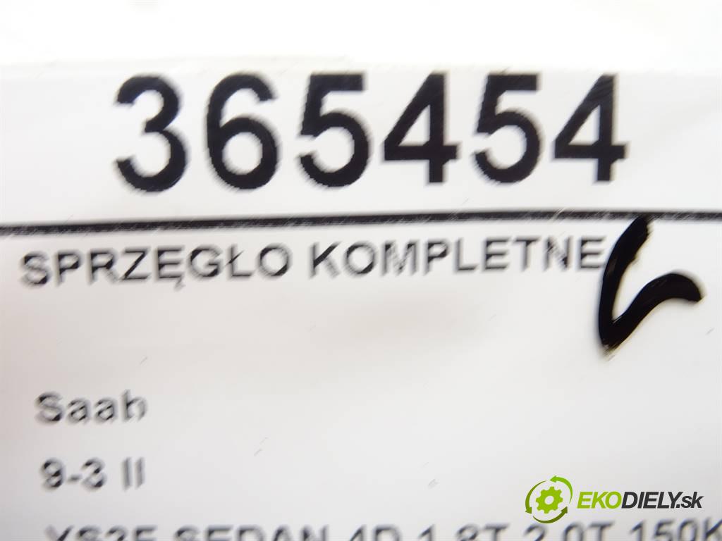 Saab 9-3 II  2002 110KW YS3F SEDAN 4D 1.8T 2.0T 150KM 02-11 2000 Spojková sada (bez ložiska) komplet  (Kompletné sady (bez ložiska))