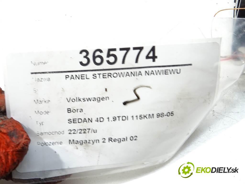 Volkswagen Bora  2000 95 kW SEDAN 4D 1.9TDI 115KM 98-05 1900 Panel ovládania kúrenia  (Prepínače, spínače, tlačidlá a ovládače kúrenia)