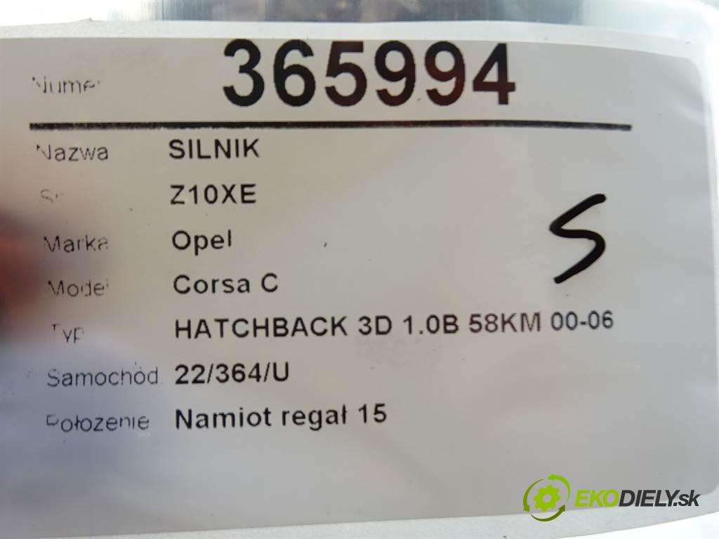 Opel Corsa C  2002 43 kW HATCHBACK 3D 1.0B 58KM 00-06 1000 Motor Z10XE (Motory (kompletné))