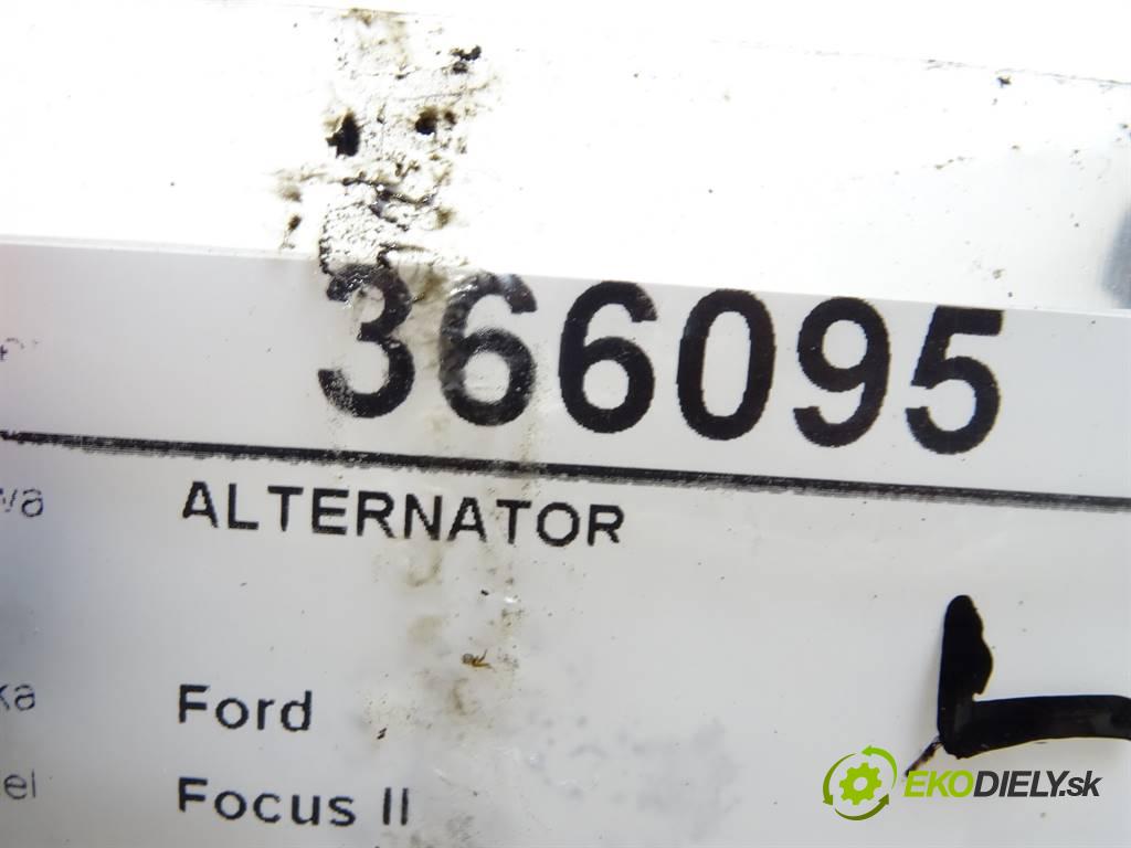 Ford Focus II  2006 85 kW KOMBI 5D 1.8TDCi 115KM 04-11 1800 Alternátor 4M5T10300LC (Alternátory)
