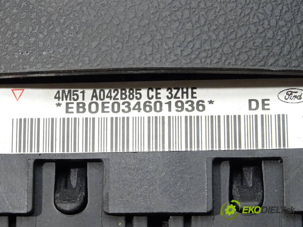 Ford Focus II  2006 85 kW KOMBI 5D 1.8TDCi 115KM 04-11 1800 AirBag volantu 4M51A042B85CE (Airbagy)