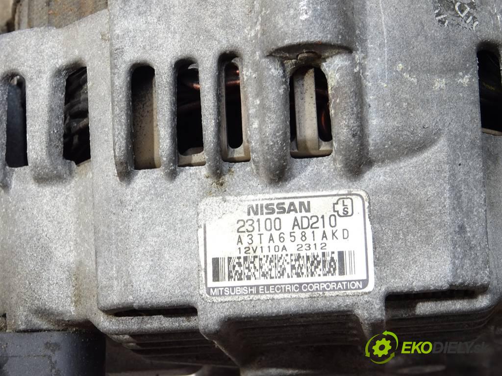 Nissan Primera P12  2002 93KW HATCHBACK 5D 2.2Di 126KM 01-07 2200 Alternátor 23100AD210 (Alternátory)