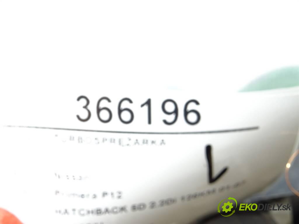 Nissan Primera P12  2002 93KW HATCHBACK 5D 2.2Di 126KM 01-07 2200 Turbodúchadlo,turbo 14411AU600 (Turbodúchadlá (kompletné))