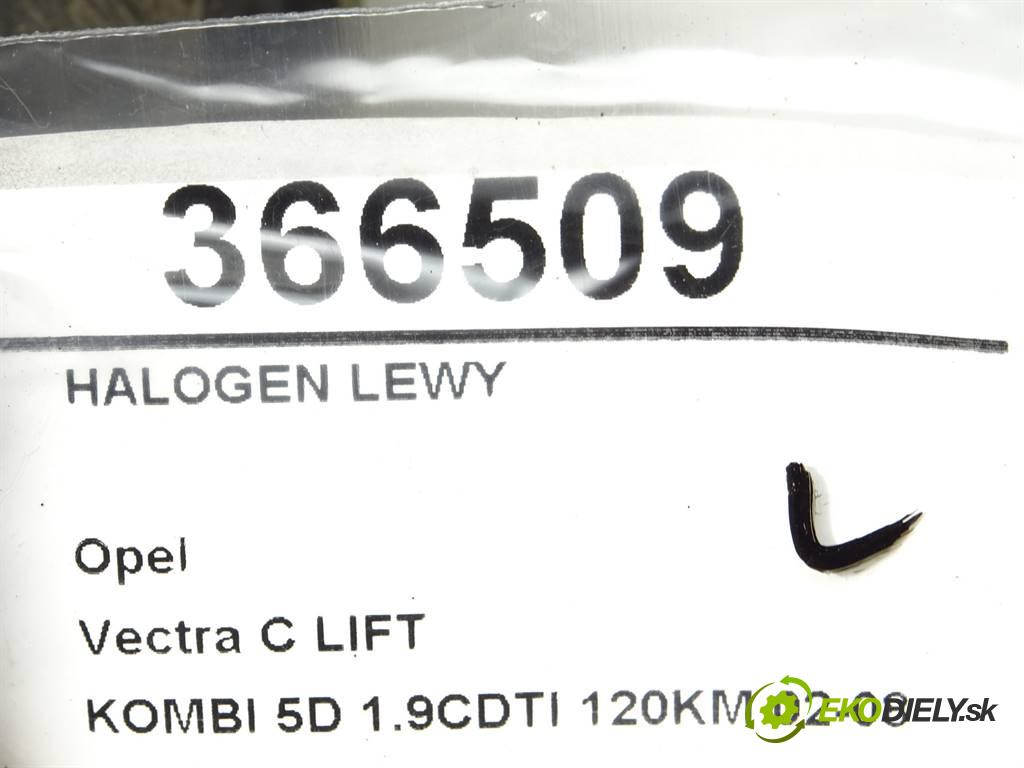 Opel Vectra C LIFT  2006 88 kW KOMBI 5D 1.9CDTI 120KM 02-08 1900 Hmlové svetlo, hmlovka ľavy 13170953 (Ostatné)