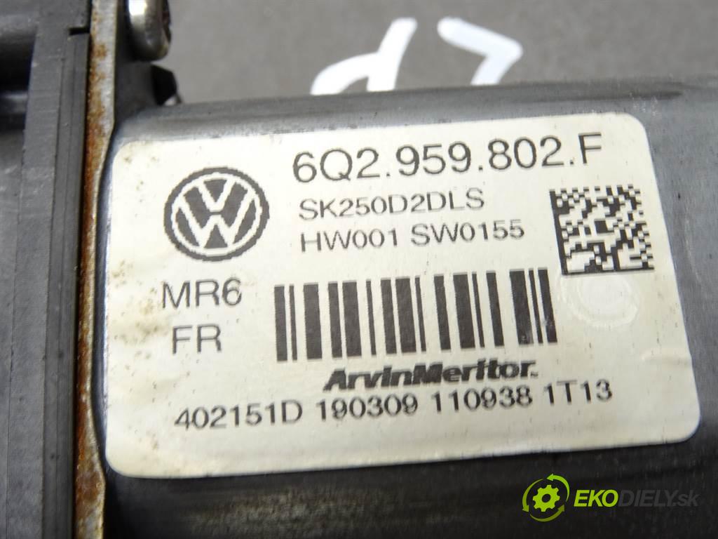 Skoda Fabia II  2009 51 kW HATCHBACK 5D 1.2B 70KM 06-14 1200 Mechanizmus okna predný ľavy 6Q2959802F (Predné ľavé)