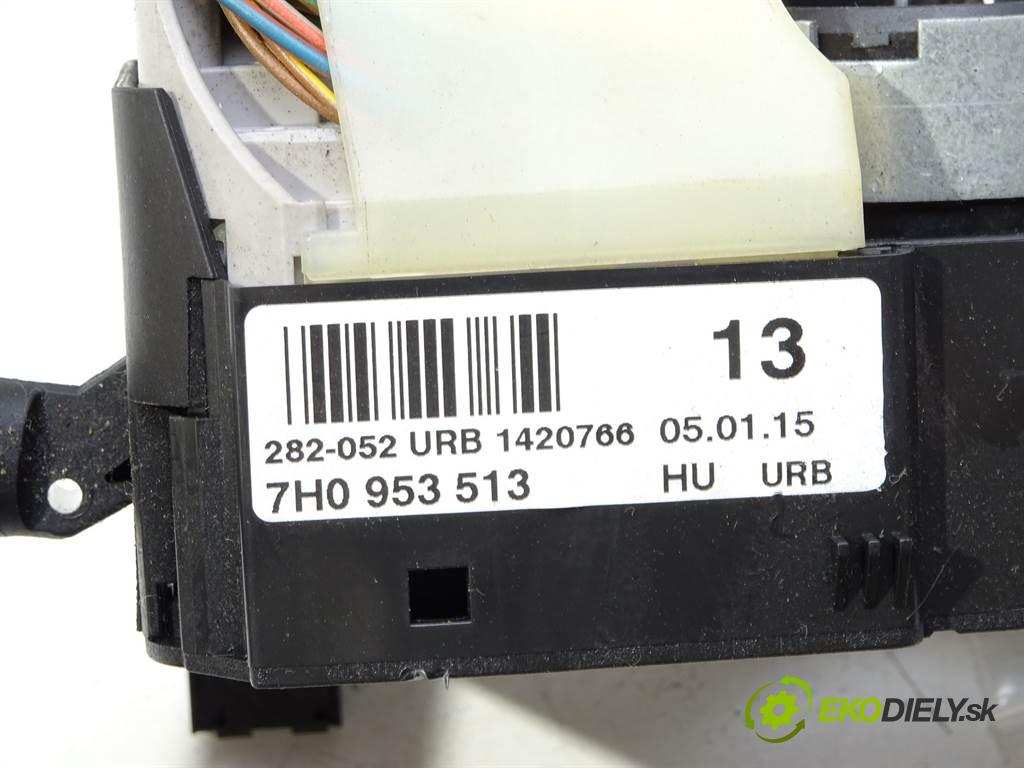 Skoda Fabia II  2009 51 kW HATCHBACK 5D 1.2B 70KM 06-14 1200 Prepínač kombinovaný 7H0953513 (Prepínače, spínače, tlačidlá a ovládače kúrenia)