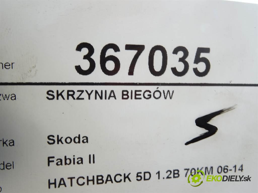 Skoda Fabia II  2009 51 kW HATCHBACK 5D 1.2B 70KM 06-14 1200 Prevodovka JUS (Prevodovky)