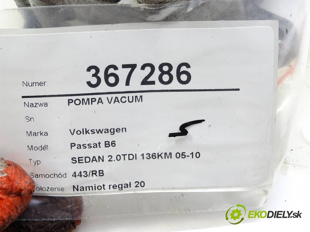 Volkswagen Passat B6  2007 100 kW SEDAN 2.0TDI 136KM 05-10 2000 pumpa vakuová 03G145209C