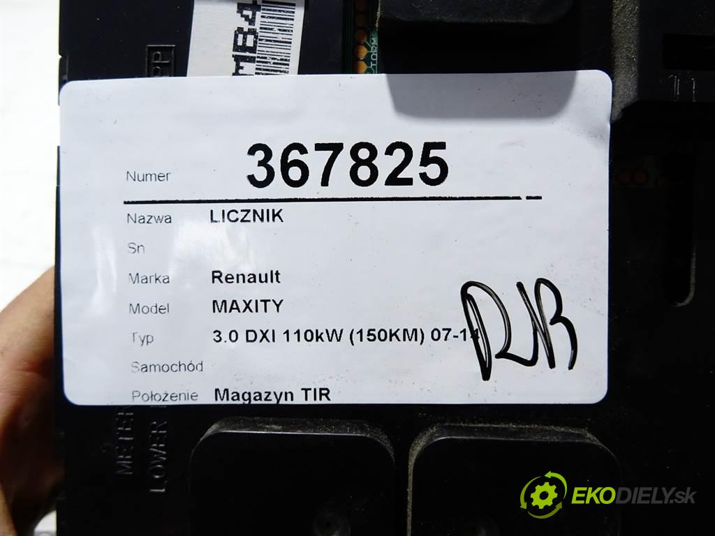 Renault MAXITY    3.0 DXI 110kW (150KM) 07-14  Prístrojovka  (Prístrojové dosky, displeje)