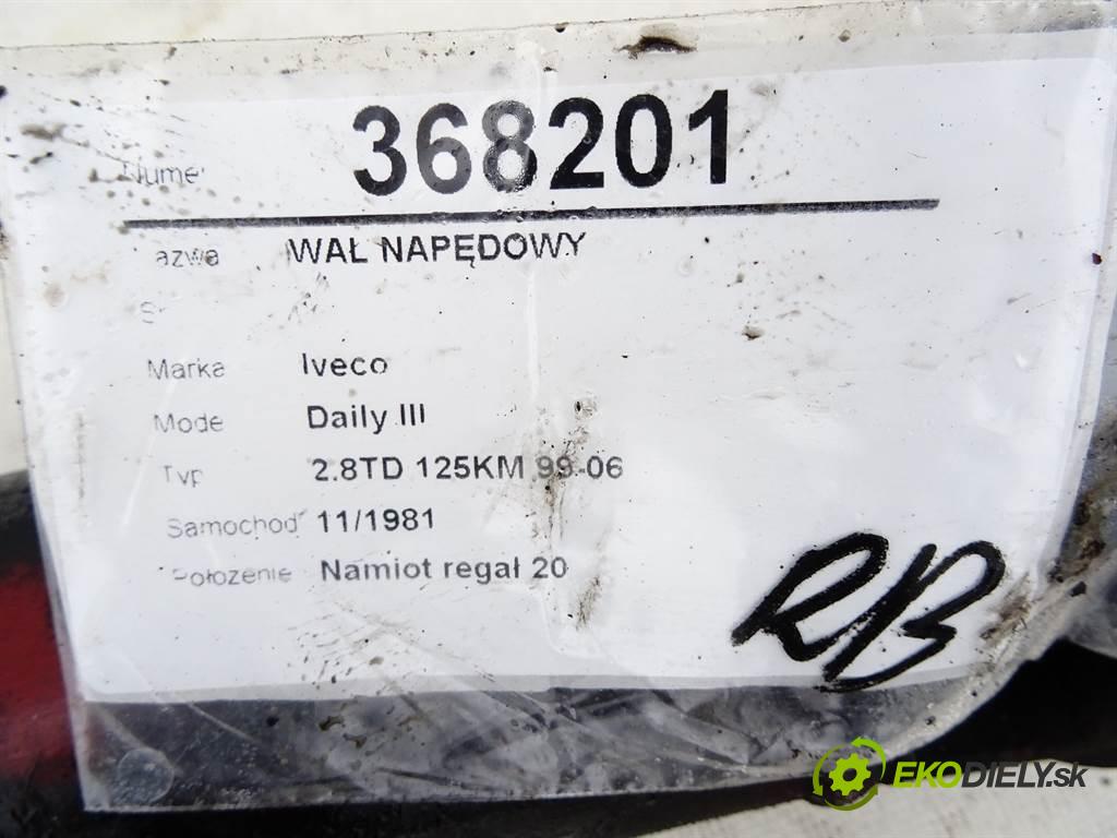 Iveco Daily III  2005 92 kW 2.8TD 125KM 99-06 2800 Kardaň, hriadeľ hnací  (Kardaňové hriadele)