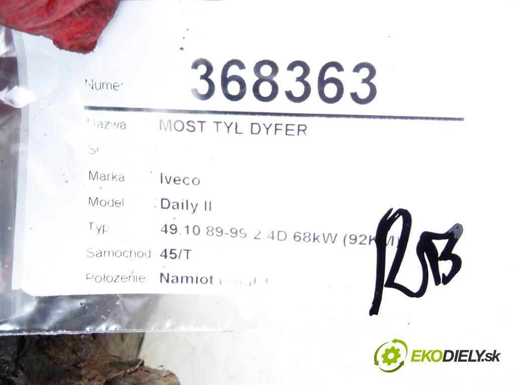 Iveco Daily II  1992 76 kW 49.10 89-99 2.4D 68kW (92KM) 2400 Most zad ,diferenciál  (Zadné)