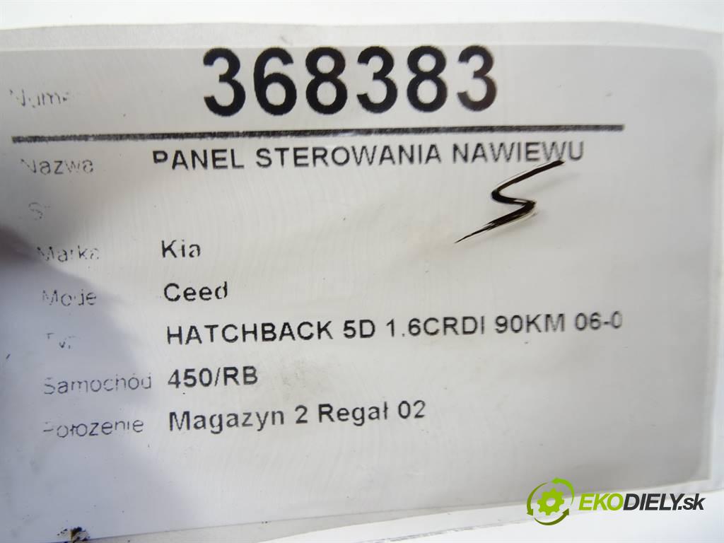 Kia Ceed  2008 90KM HATCHBACK 5D 1.6CRDI 90KM 06-09 1600 Panel ovládania kúrenia 97250-1H602 (Prepínače, spínače, tlačidlá a ovládače kúrenia)