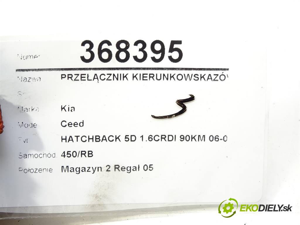 Kia Ceed  2008 90KM HATCHBACK 5D 1.6CRDI 90KM 06-09 1600 Prepínač smeroviek 93410-1H400 (Prepínače, spínače, tlačidlá a ovládače kúrenia)