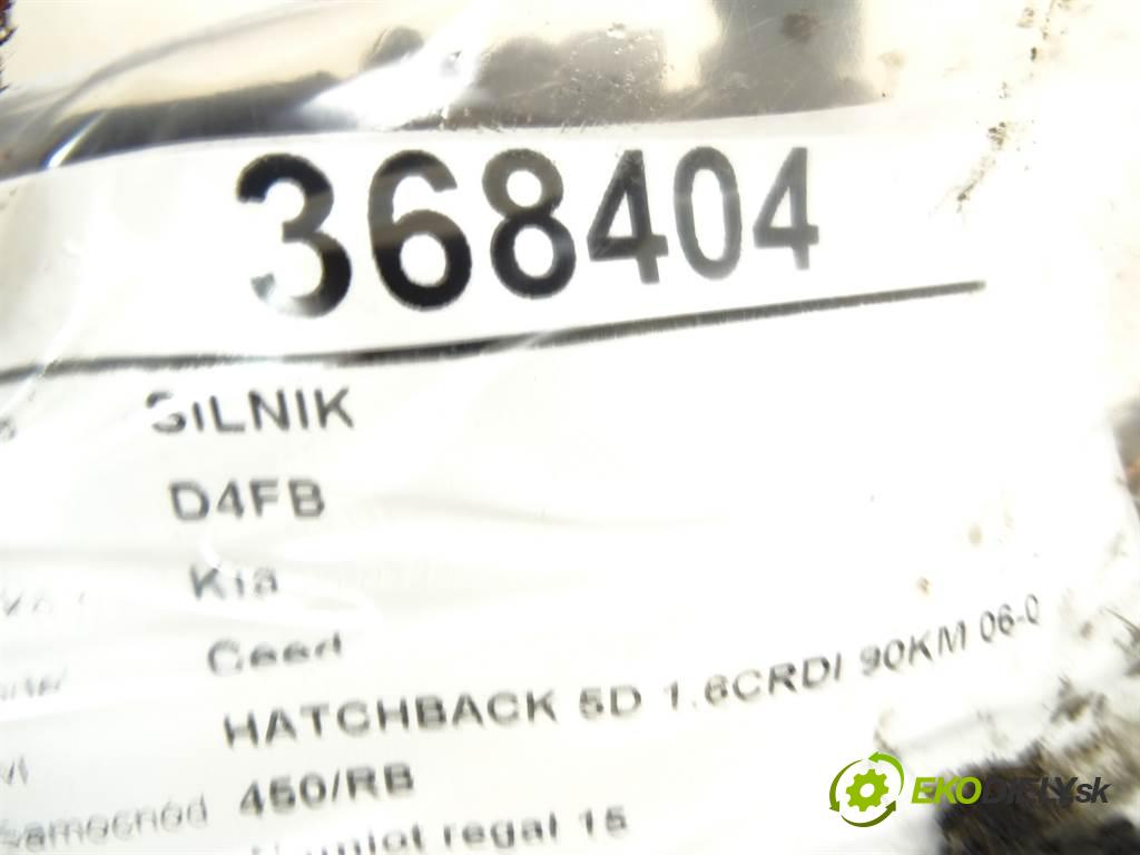 Kia Ceed  2008 90KM HATCHBACK 5D 1.6CRDI 90KM 06-09 1600 Motor D4FB (Motory (kompletné))