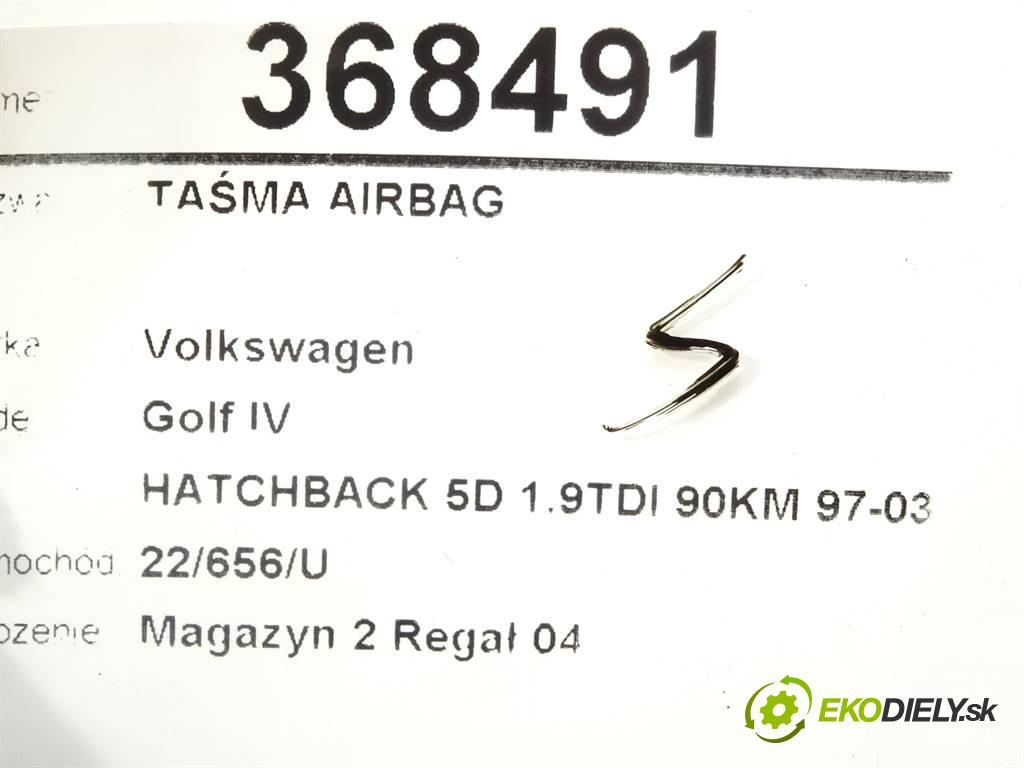 Volkswagen Golf IV  2001 66 kW HATCHBACK 5D 1.9TDI 90KM 97-03 1900 Krúžok, slimák airbag 1J0959653B (Airbagy)