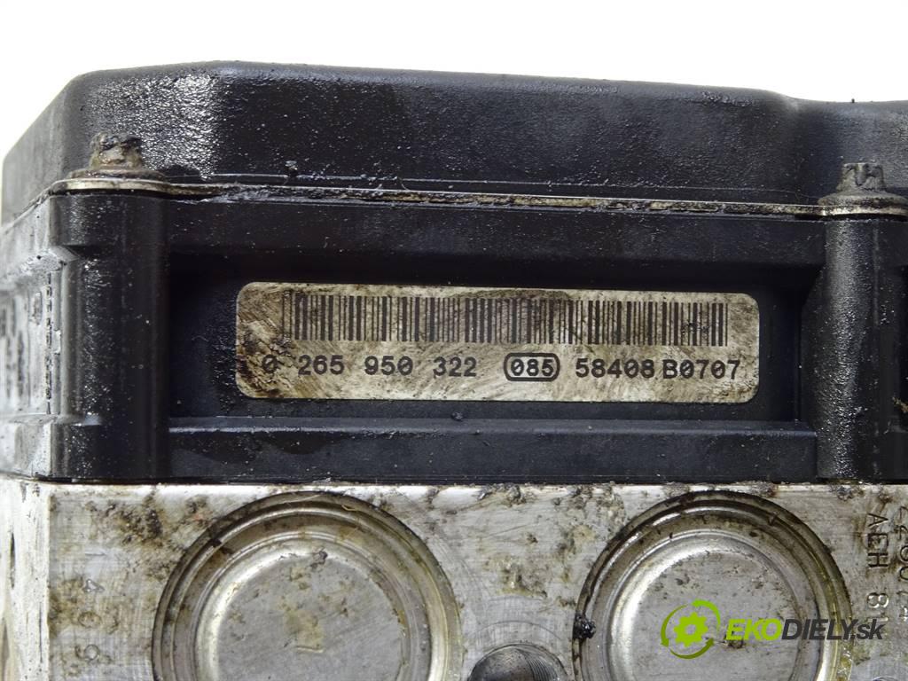 Mercedes-Benz B W245  2005 80 kW 2.0CDI 109KM 05-11 2000 Pumpa ABS 0265950322 (Pumpy ABS)