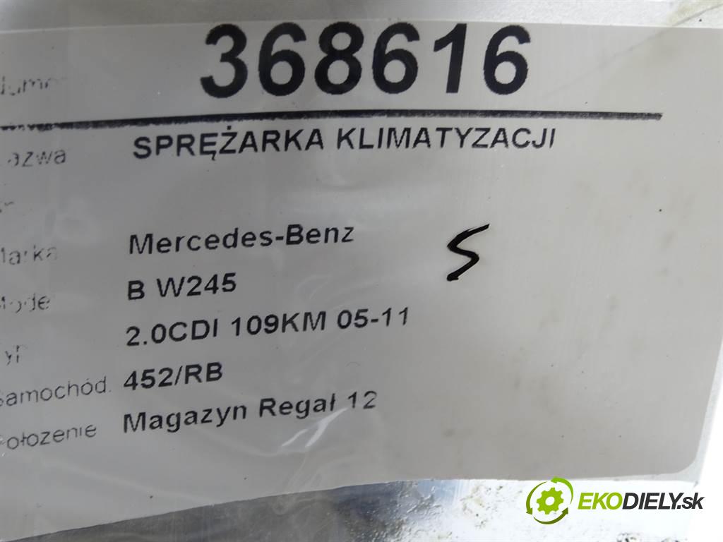 Mercedes-Benz B W245  2005 80 kW 2.0CDI 109KM 05-11 2000 Kompresor klimatizácie A0022304811 (Kompresory klimatizácie)