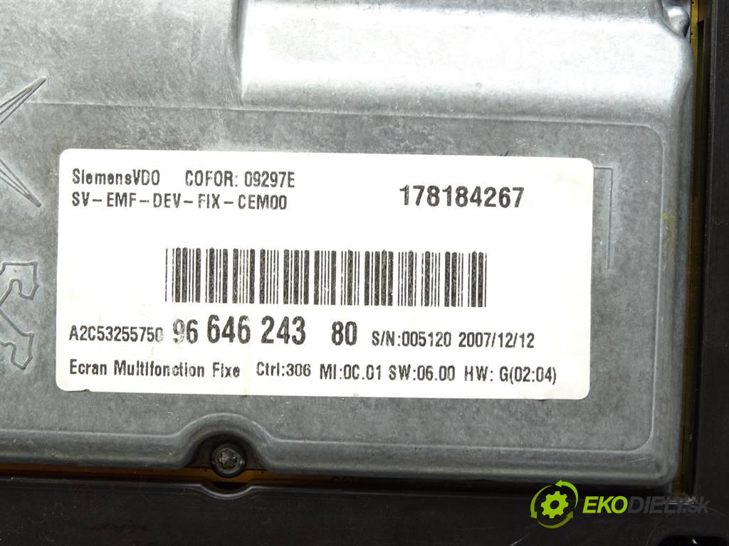 Citroen C4 Picasso  2008 110KM 1.6HDI 109KM 06-13 1600 Prístrojovka P9664692080 (Prístrojové dosky, displeje)