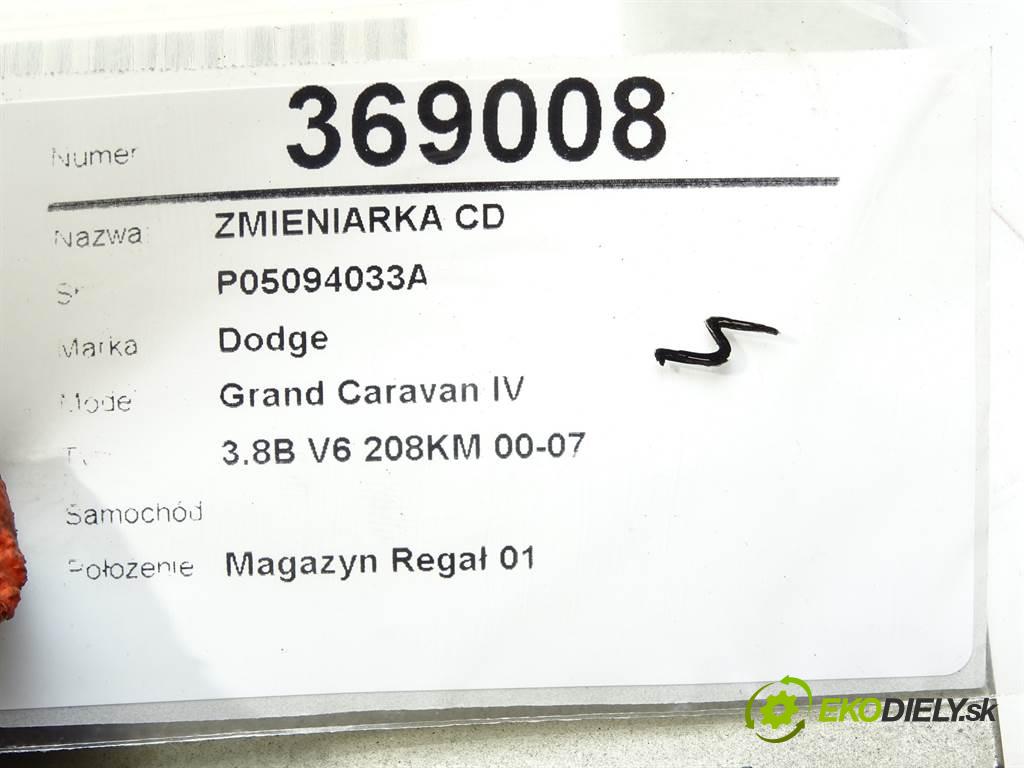 Dodge Grand Caravan IV    3.8B V6 208KM 00-07  Menič CD P05094033A (CD meniče)