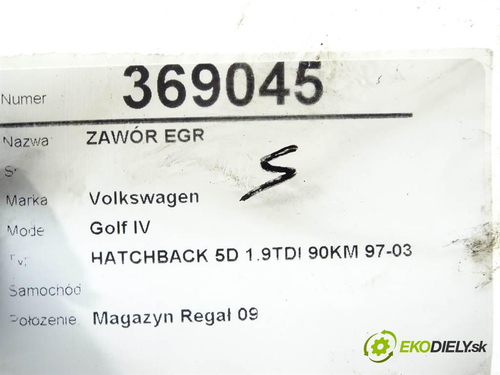 Volkswagen Golf IV    HATCHBACK 5D 1.9TDI 90KM 97-03  Ventil EGR  (EGR ventily)