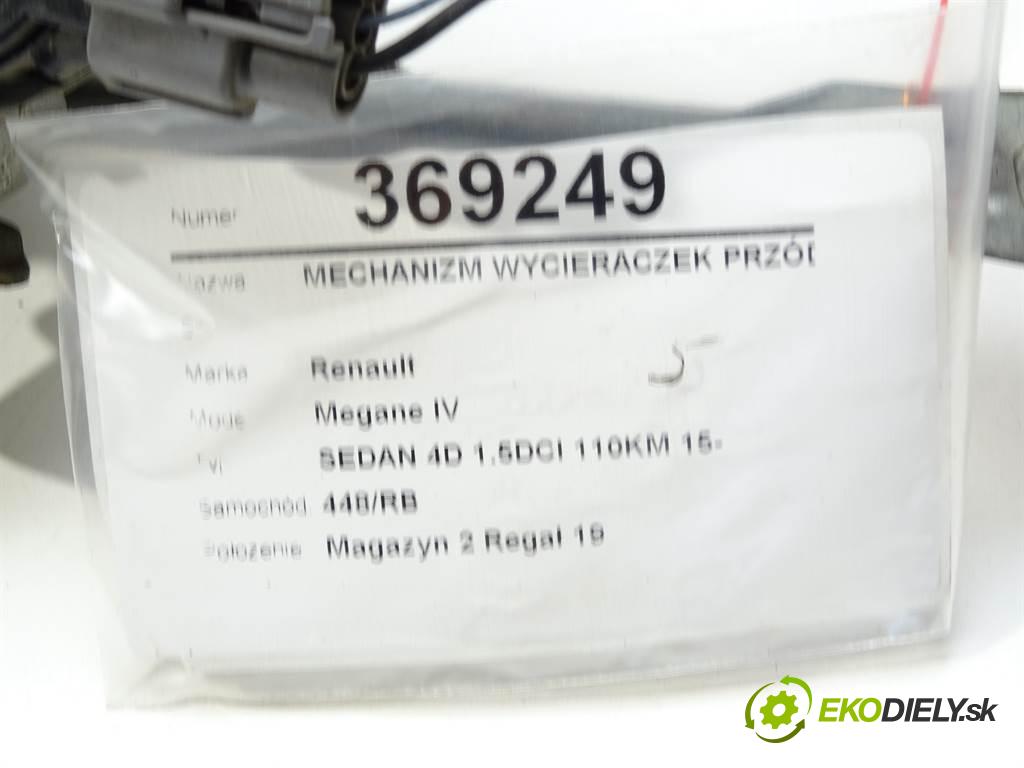 Renault Megane IV  2017  SEDAN 4D 1.5DCI 110KM 15- 1500 Mechanizmus stieračov predný 288007714R (Motorčeky stieračov predné)