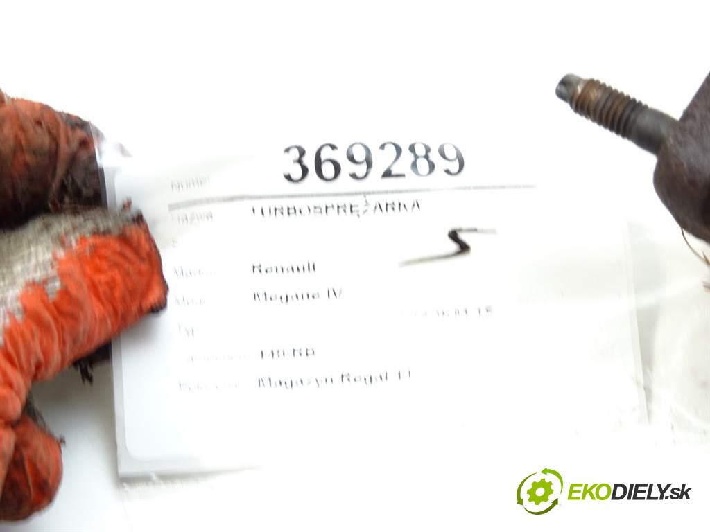 Renault Megane IV  2017  SEDAN 4D 1.5DCI 110KM 15- 1500 Turbodúchadlo,turbo 16359700011 (Turbodúchadlá (kompletné))