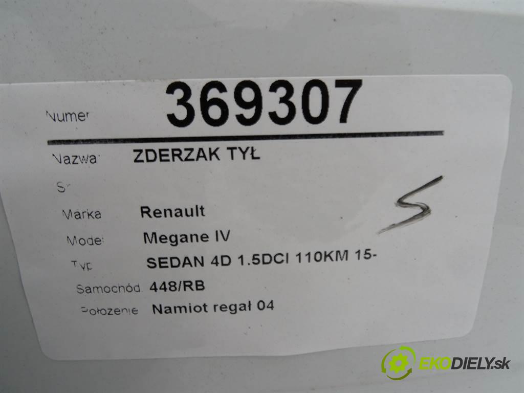 Renault Megane IV  2017  SEDAN 4D 1.5DCI 110KM 15- 1500 nárazník zadní část