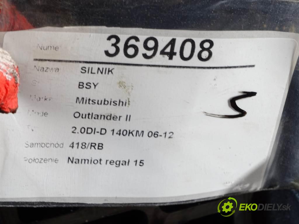 Mitsubishi Outlander II  2009 103 kW 2.0DI-D 140KM 06-12 2000 motor BSY (Motory (kompletní))