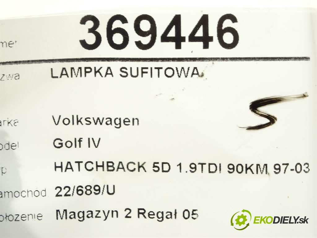 Volkswagen Golf IV  1999 66 kW HATCHBACK 5D 1.9TDI 90KM 97-03 1900 svetlo stropné 1J0947105 (Osvetlenie interiéru)