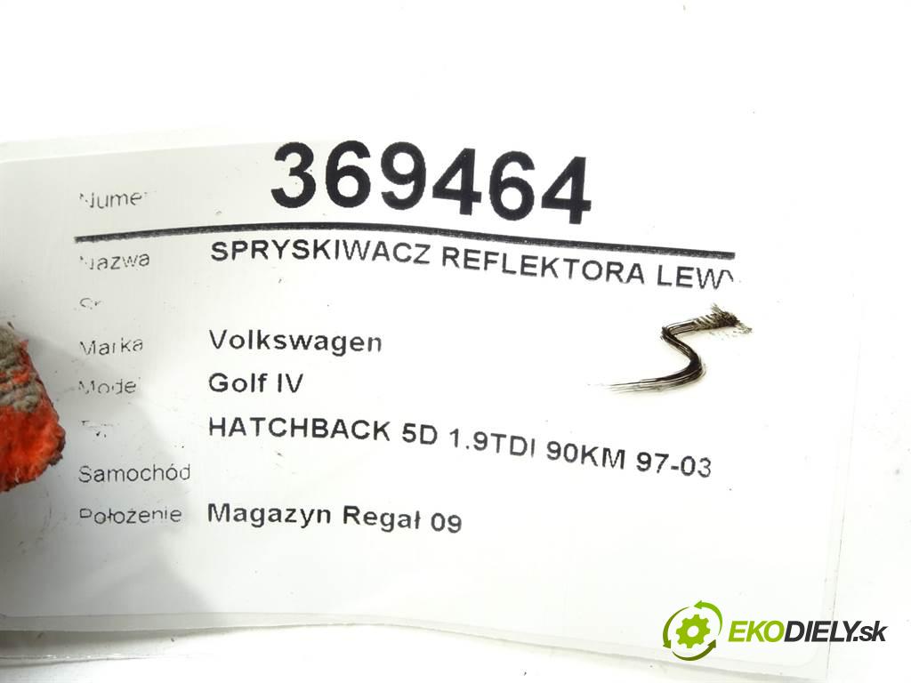 Volkswagen Golf IV    HATCHBACK 5D 1.9TDI 90KM 97-03  ostřikovače světla levý 1J0955978A (Pumpy, čerpadla ostřikovačů)