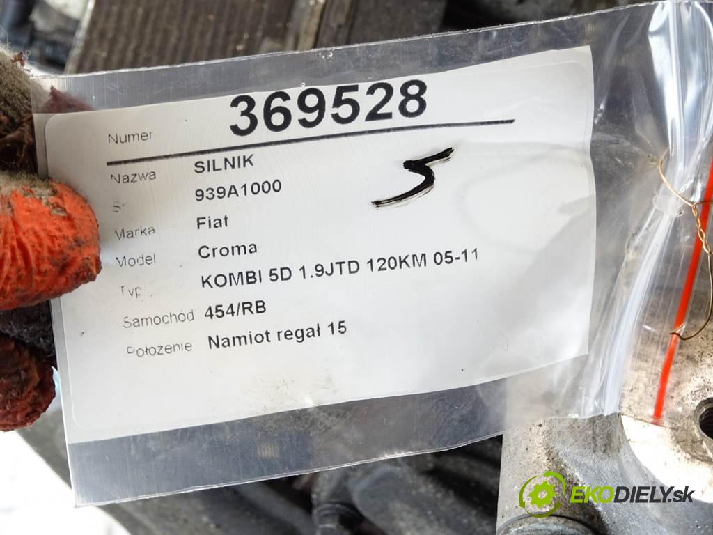 Fiat Croma  2006 88KW KOMBI 5D 1.9JTD 120KM 05-11 1900 motor 939A1000 (Motory (kompletní))
