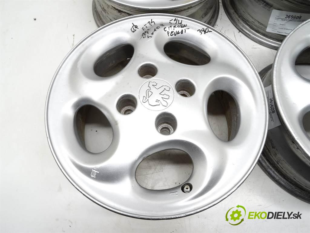 Peugeot     14 5,5J 4X108 ET34  disky hliníkové 14  (Hliníkové)