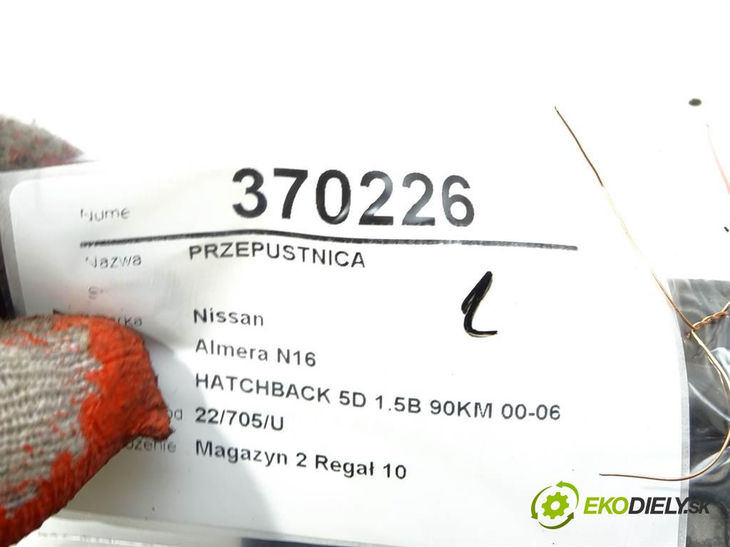 Nissan Almera N16  2001 66KW HATCHBACK 5D 1.5B 90KM 00-06 1500 Škrtiaca klapka RTR50-68 (Škrtiace klapky)