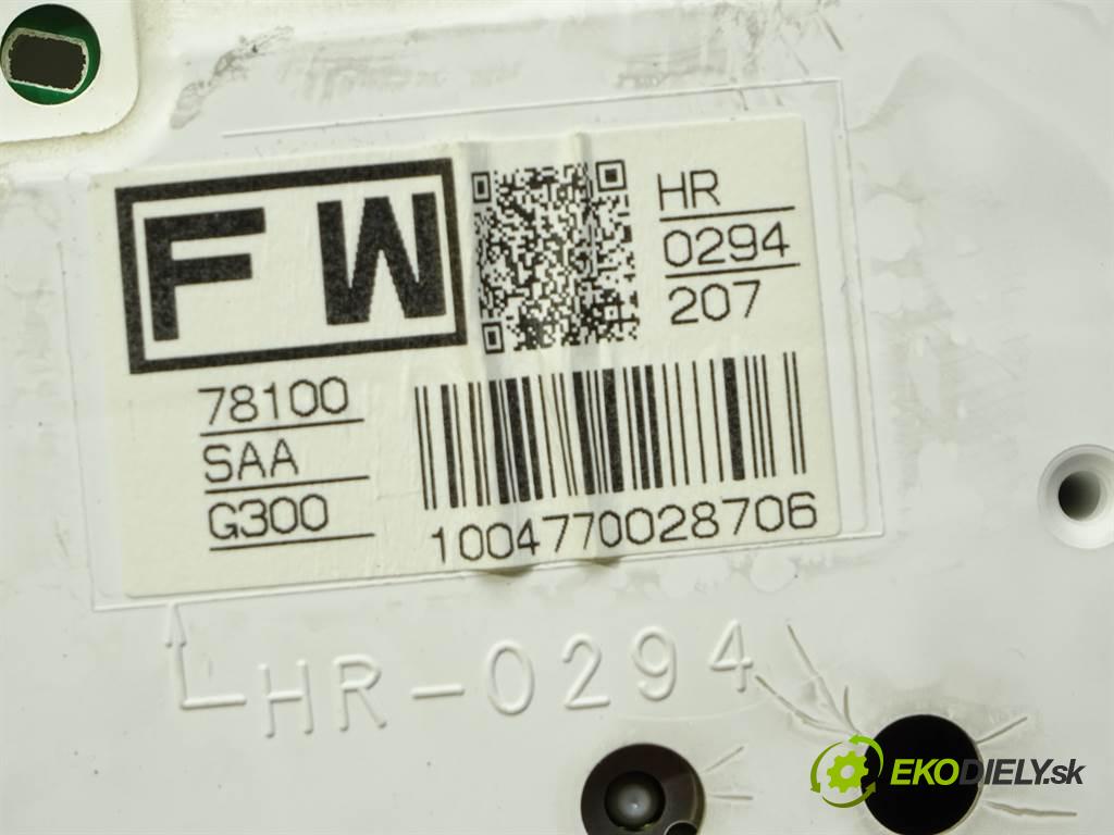 Honda Jazz II  2005 57 kW HATCHBACK 5D 1.2 I-DSI 78KM 02-08 1200 Prístrojovka HR0294207 (Prístrojové dosky, displeje)