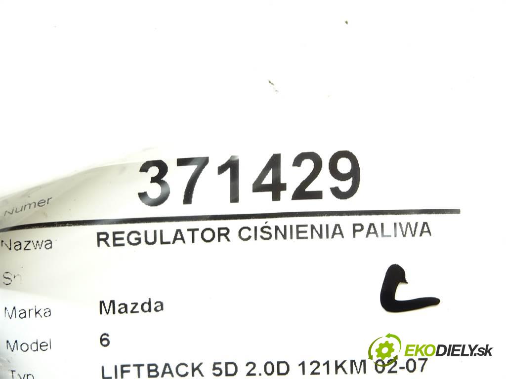 Mazda 6  2003 90 kW LIFTBACK 5D 2.0D 121KM 02-07 2000 Regulátor tlaku paliva  (Ostatné)