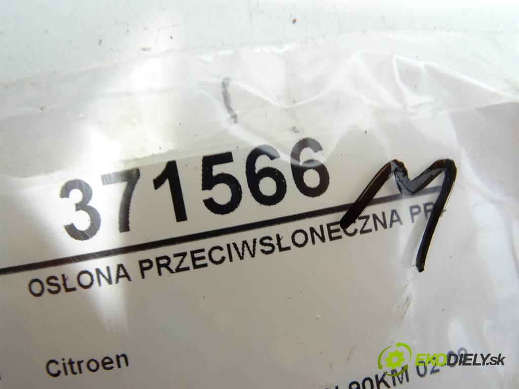 Citroen C3  2008 50 kW HATCHBACK 5D 1.4HDI 90KM 02-09 1400 Clona slnečná pravá  (Ostatné)