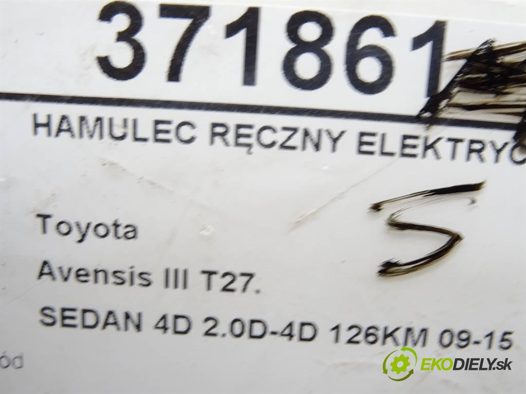 Toyota Avensis III T27    SEDAN 4D 2.0D-4D 126KM 09-15  BRZDA: ručný elektrický 46300-05011 (Ručné brzdy)