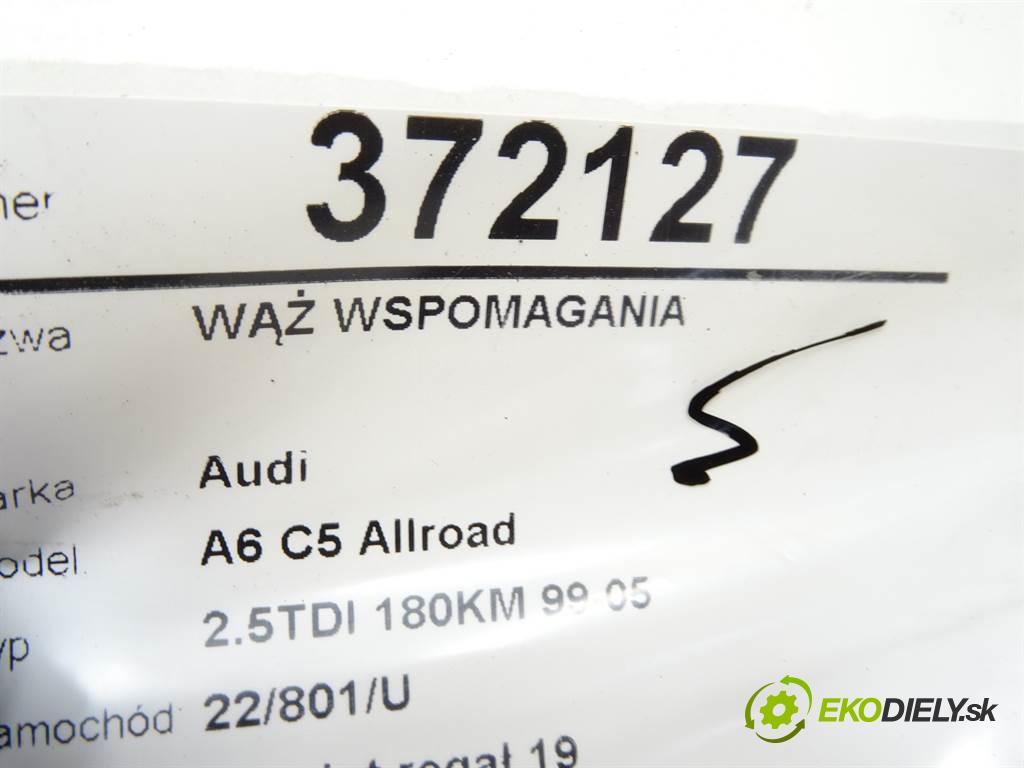 Audi A6 C5 Allroad  2002 132 kW 2.5TDI 180KM 99-05 2500 hadica servočerpadlo  (Rúrky, hadice servočerpadla)