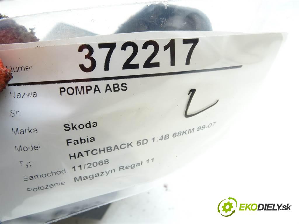 Skoda Fabia  2000 50 kW HATCHBACK 5D 1.4B 68KM 99-07 1400 Pumpa ABS 0265800003 (Pumpy ABS)