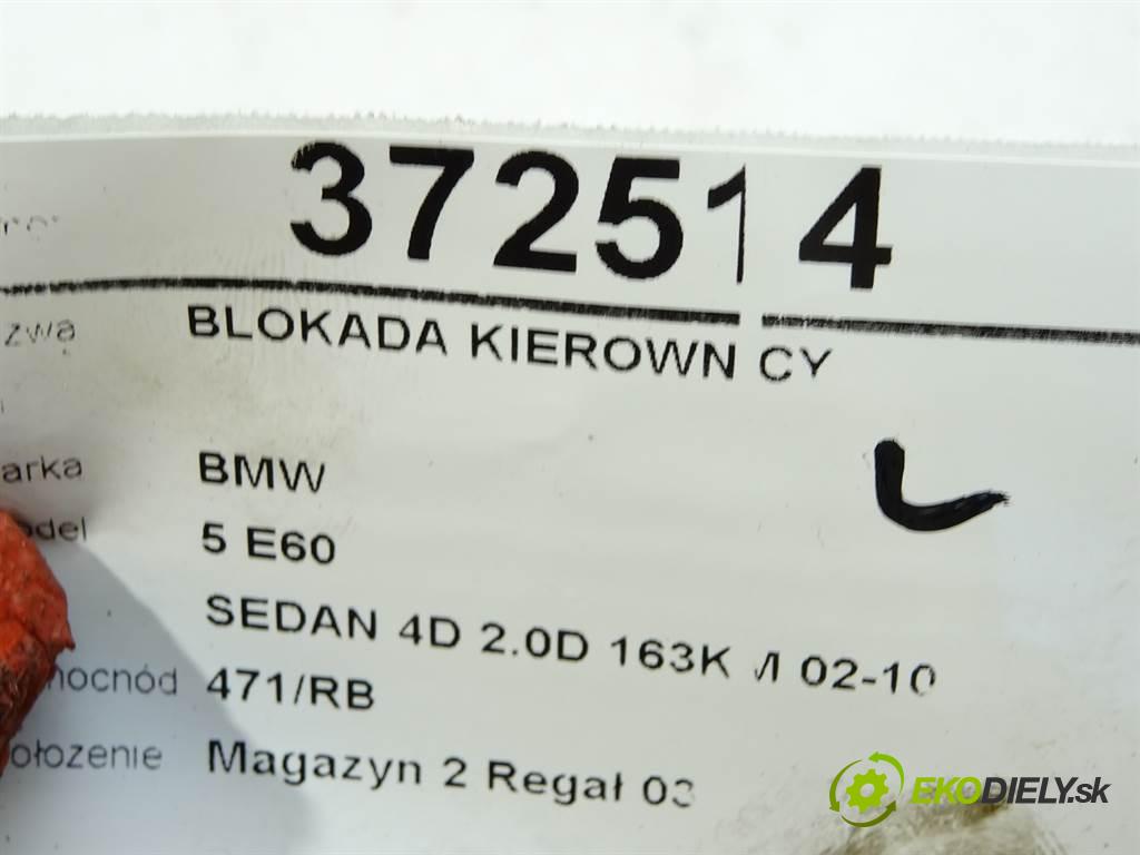 BMW 5 E60  2006 120 kW SEDAN 4D 2.0D 163KM 02-10 2000 blokáda volantu 6774623 (Ostatné)