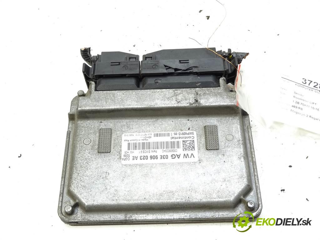 Skoda Roomster LIFT  2011 51 kW 1.2B 70KM 10-15 1200 riadiaca jednotka Motor 03E906023AE (Riadiace jednotky)