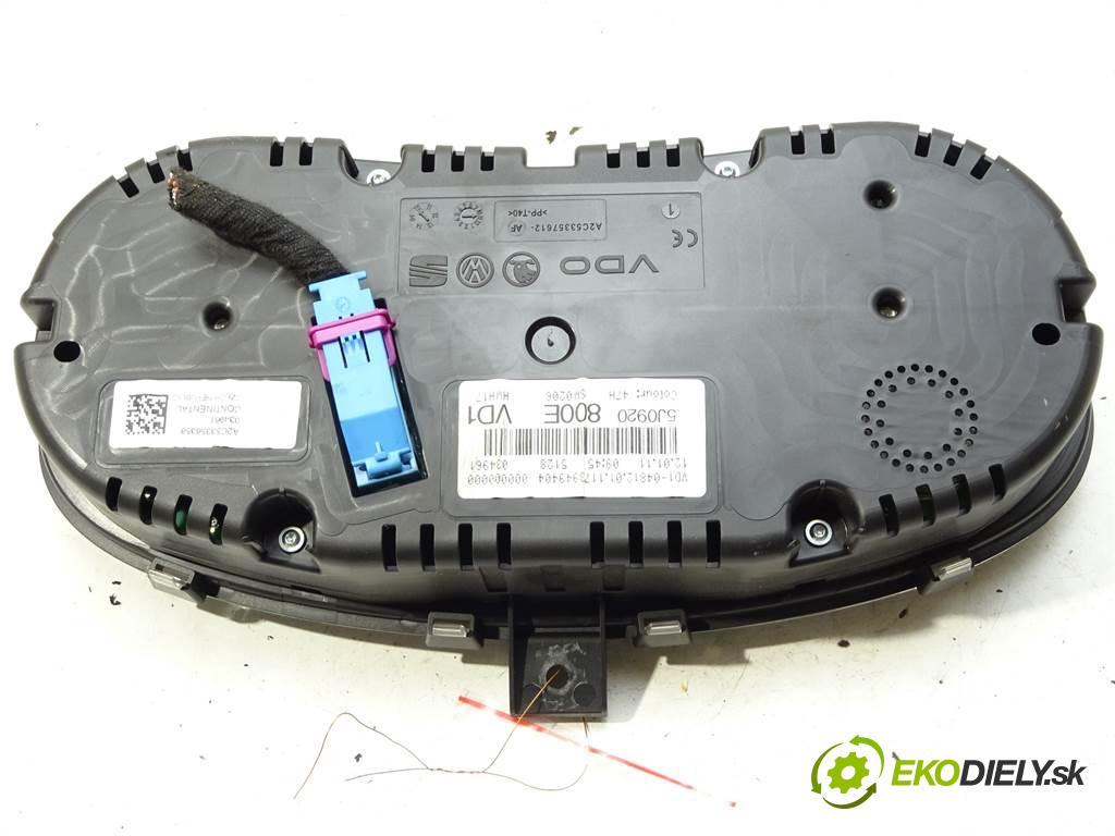 Skoda Roomster LIFT  2011 51 kW 1.2B 70KM 10-15 1200 Prístrojovka 5J0920800E (Prístrojové dosky, displeje)