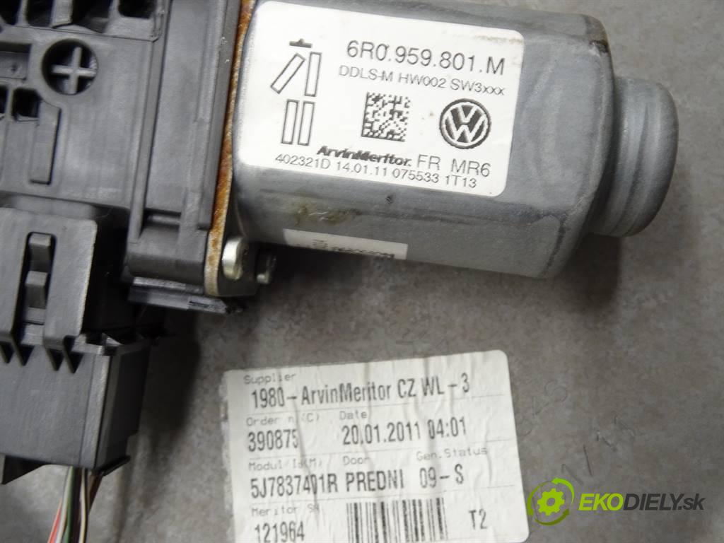 Skoda Roomster LIFT  2011 51 kW 1.2B 70KM 10-15 1200 mechanismus okna přední část levý 6R0959801M