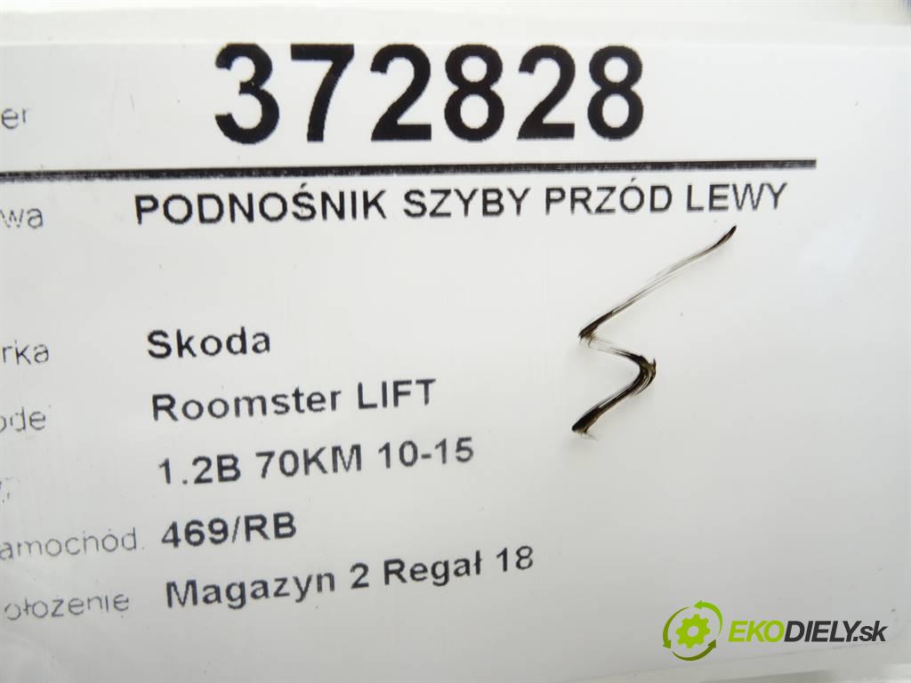 Skoda Roomster LIFT  2011 51 kW 1.2B 70KM 10-15 1200 mechanismus okna přední část levý 6R0959801M